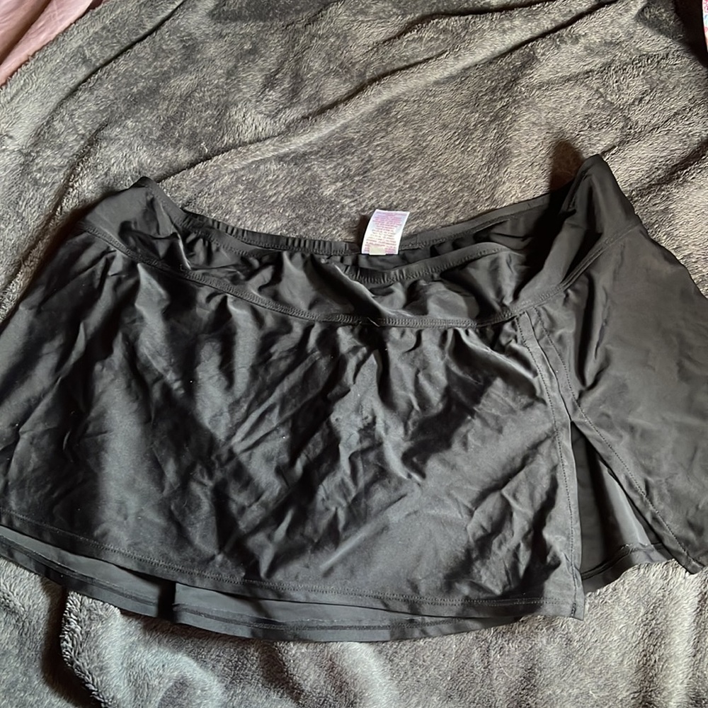 Merona from Target, Plus Black Swim Skirt